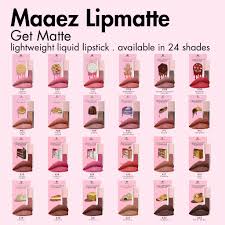Maaez - Gincu Cecair Matte | Lipmatte (Get Matte)