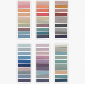 ELII Sticky Tabs for Books, 1200pcs Morandi Colored Page Markers, Writable and Repositionable Book Flags