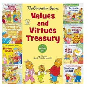 The Berenstain Bears Values and Virtues Treasury: 8 Books in 1 (Berenstain Bears/Living Lights: A Faith Story)